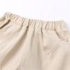 Baby Girl Pants Toddler Kids Baby Boys Girls Jogger Shorts Summer Cotton Casual Solid Shorts Shorts (Beige, 6-12 Months) view 3