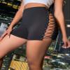 AKIOLOAS Women's Shorts Lace Up Side Skinny Shorts Women's Shorts Shorts for Women (Size : Medium) view 3