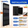 VANCL 72" Gym Wall Padding Mats for Gym Wall Pad Removable Wall Gym Pads Waterproof High-Density Protection Wall Pad for Taekwondo Vent Room Garage Babys Safety(72" L x 20" W x 2" T) view 2