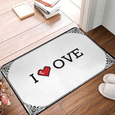 Abipuir Bar Accessories Man Cave I Love Ove Doormat Retro Room Decor Outdoor Runner Rug (Color : Colour, Size : 65X90CM)