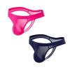 JOCKMAIL 2 Pack Mens Thongs Ice Silk Mens G-String Thongs T-Back Underwear for Daily Wear, Gym & Romantic Nights view 1