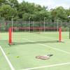 CUMYZO Tennis Net Black and Red 118.1"x39.4"x34.3" Polyester 3.42kg/7.52lb view 1