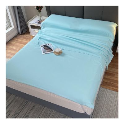 Sleeping Bag Liners Lightweight Portable Sleeping Bag, Outdoor Travel Hotel Bed Sheets Sleeping Bag Lined, for Single Double Beds, Soft and Comfortable with Storage Bag (Color : Light Green, Size :