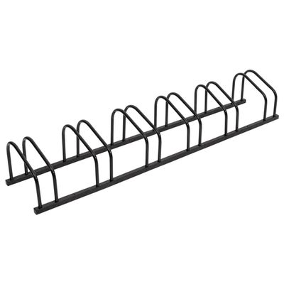 CUMYZO Bike Rack for 6 Bikes Black Steel 6.6kg/14.52lb
