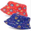 Paw Patrol Reversible Bucket Hat Boys | Kids Toddlers Chase Blue and Marshall Red Characters Sun Cap | Movies TV Series Gifts Merchandise view 1