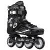 DHAEY 4 Wheel Inline Skating Professional Adult Roller Skate Shoes Roller Sneaker Slalom Speed Free Skating Racing Skate Men (Color : Black, Size : 8 Women/6.5 Men) view 1