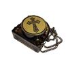 ANTIQUANA Trust in The Lord Engraved Compass with Authentic Leather Case Brass Compass Directional Compass, Baptism Gifts for Boys & Girls, First Communion (May Your Faith withLeather case) view 3