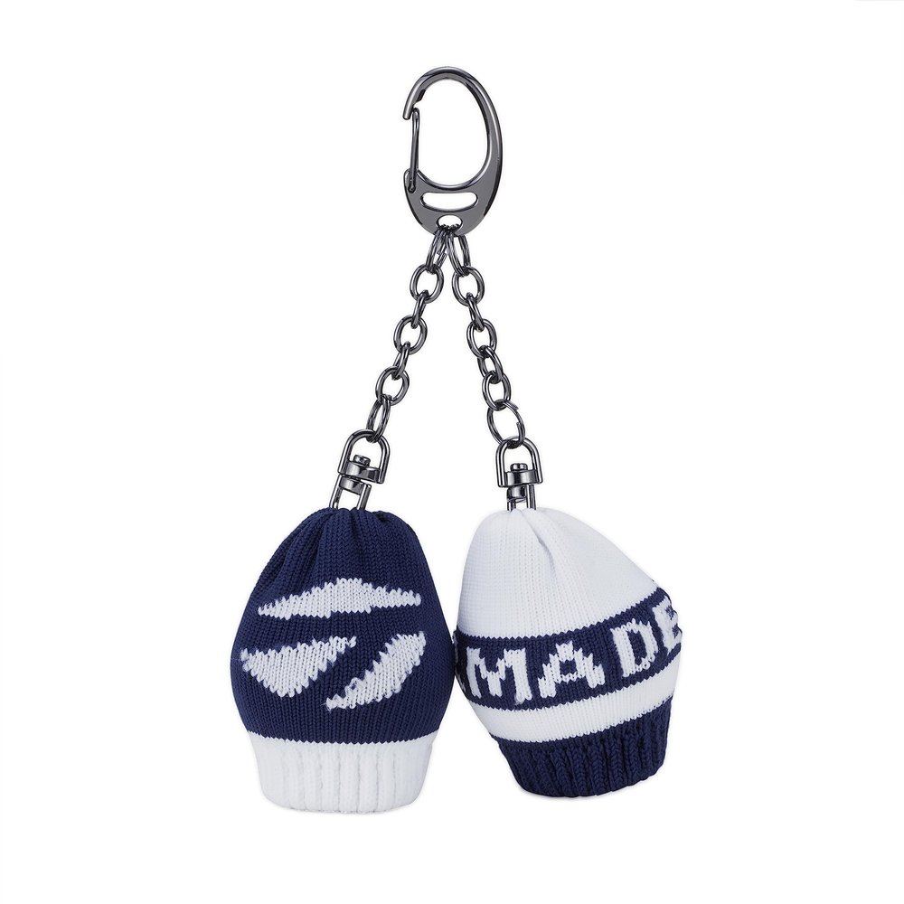 (TAYLOR MADE) TaylorMade TJ159 23FW Box Logo Knit Ball Case, Navy, Ball Case, Unisex,