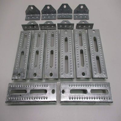 CTW (8) Boat Pontoon Trailer 8" Bolster Bunk Board Adjustable Swivel Bracket Kits