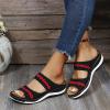 HINDOLA Women Orthopedic Sandals with Arch Support Comfortable Platform Wedge Shoes Summer Casual Sandals Anti-Slip Breathable Walking Slippers view 4