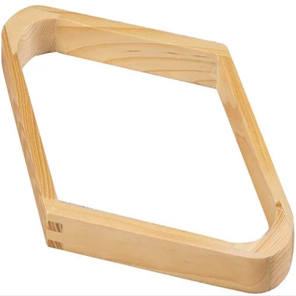 BAZAC Ball Racks,Wooden Diamond Shaped Billiard Holder 9-Ball Diamond Rack Pool Table Triangle Ball Rack