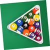 BAZAC Billiard Triangle Rack Pool Table Triangle Pool Cue Chalk Rack Ball Rack Accessories Tripod Triangle Billiard Frame Retro Style Billiard Rack view 2