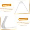 BAZAC Billiard Triangle Rack Pool Table Triangle Pool Cue Chalk Rack Ball Rack Accessories Tripod Triangle Billiard Frame Retro Style Billiard Rack view 4