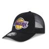 Ultra Game NBA Official Youth 8-20 Snap Back All Around The World Trucker Baseball Cap Hat, Los Angeles Lakers, Black, 1SIZE view 1