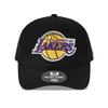 Ultra Game NBA Official Youth 8-20 Snap Back All Around The World Trucker Baseball Cap Hat, Los Angeles Lakers, Black, 1SIZE view 2
