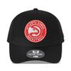 Ultra Game NBA Official Mens Snap Back All Around The World Trucker Baseball Cap Hat - Unisex, Atlanta Hawks, Black Marl, 1SIZE view 2