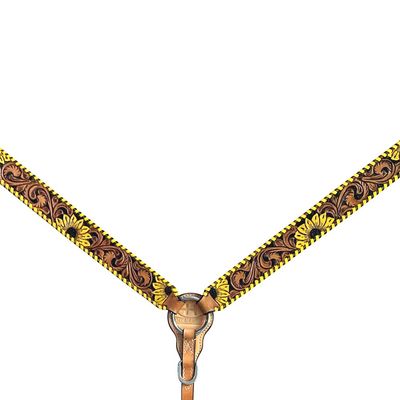 BAR H EQUINE American Leather Horse Saddle Tack Breast Collar