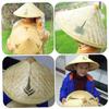 OATIPHO 2pcs Hat Straw Hat Kids Clothes Vietnamese Arts and Crafts for Kids Home Decor Kid Sun Hat Summer Clothing Funny Child Household Weaving Fishing Accessories view 2