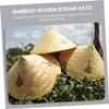 OATIPHO 2pcs Hat Straw Hat Kids Clothes Vietnamese Arts and Crafts for Kids Home Decor Kid Sun Hat Summer Clothing Funny Child Household Weaving Fishing Accessories view 3