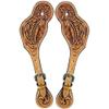 BAR H EQUINE Leather Spurs Straps for Adults Western Womens Spur Horse Riding Barrel Racing Show and Rodeo Strap Adult Women view 1