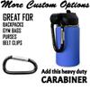 LaserGram Personalized Water Bottle, Karate Man, Stainless Steel Double Wall Vacuum Insulated with Flip Top Straw, Custom Engraved Gift (12oz / 335ml Dark Blue) view 4