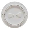 Beckson Boat Deck Plate DP62-W | 8 1/4 Inch Textured White Plastic view 4