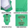 Ultra Game NBA Official Unisex Baby Super Soft Cotton 3 Pack Baby Creeper Bodysuit, New York Knicks, Assorted, 12M view 4