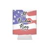 1 Pack - Let Freedom Ring American Patriotic Drink Cooler Sleeve view 4