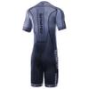 Synergy Triathlon Tri Suit - Men's Elite Short Sleeve Trisuit Cycling Skinsuit (Smoke Gray, Small) view 4