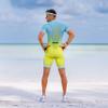 Synergy Triathlon Tri Suit - Men's Elite Short Sleeve Trisuit Cycling Skinsuit (Teal/Jade, Small) view 3