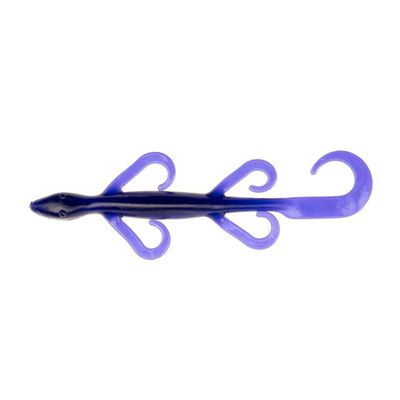 BAITFUEL Lizard Big Creature Bait Infused with Supercharged X55 Formula Gel | 6-Inch, Black Grape (PN: X18637)