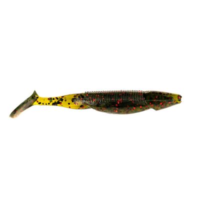 BAITFUEL Little Spanky Swimbait Infused with Supercharged X55 Formula Gel | 3.25-Inch, Watermelon Red (PN: X58504)
