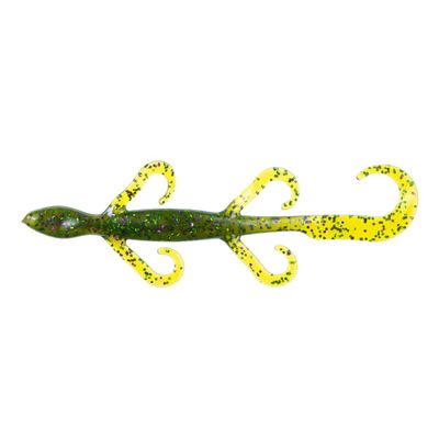 BAITFUEL Lizard Big Creature Bait Infused with Supercharged X55 Formula Gel | 6-Inch, Watermelon Candy (PN: X18520)