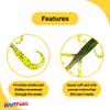 BAITFUEL Lizard Big Creature Bait Infused with Supercharged X55 Formula Gel | 6-Inch, Watermelon Candy (PN: X18520) view 3