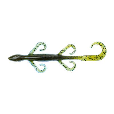 BAITFUEL Lizard Big Creature Bait Infused with Supercharged X55 Formula Gel | 6-Inch, Okeechobee Craw (PN: X18539)