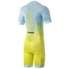 Synergy Triathlon Tri Suit - Men's Elite Short Sleeve Trisuit Cycling Skinsuit (Mint/Yellow, XX-Large) view 4