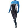 Tilos Women's UPF 50+ Spandex Skin Suit - UV Protection, Quick Dry, Back Zip for Snorkeling, Diving, Surfing (M, Heather Navy) view 1
