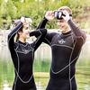 Tilos Women's UPF 50+ Spandex Skin Suit - UV Protection, Quick Dry, Back Zip for Snorkeling, Diving, Surfing (L, Heather Navy) view 3