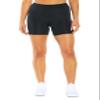 Bally Total Fitness Women's High Rise 5" Bike Short - 2 Pack, Black/Turbulence, Medium view 2