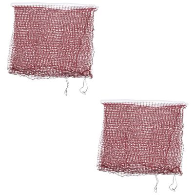 INOOMP 2pcs Beach Volleyball Net Badminton Net Foldable Portable Outdoor Sport