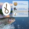 Eupheng Quick Change Fly Fishing Snaps Stainless Steel, Fishing swivels, Fast Easy & Secure, Hook Snaps for Flies, Jigs, Lures, Great Value Pack view 3