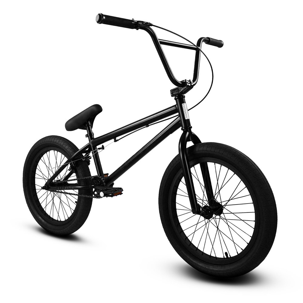 Elite BMX Freestyle Bike, Durable Steel Frame, Available in 16", 18", and 20" Sizes. New Sizes 26" and 29" BMX Bicycles. (Black, 20")