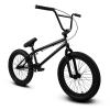 Elite BMX Freestyle Bike, Durable Steel Frame, Available in 16", 18", and 20" Sizes. New Sizes 26" and 29" BMX Bicycles. (Black, 20") view 1