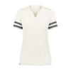 Holloway Ladies Monterey Tee Birch Heather/Carbon Heather L view 1