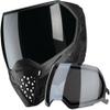 Empire EVS Paintball Mask/Goggle Black/Black w/Ninja Thermal Lens w/PBB Barrel Plug view 1