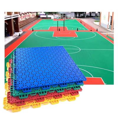 1 FT PP Weatherproof Splicing Sports Floor, Modular Interlocking Floor Tiles for School/Kindergarten/Basketball Court/Gym/Playground/Park (Color : Black, Size : 10PCS)