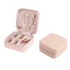 KiBxan Leather Jewelry Box Travel Jewelry Organizer for Ring, Pendant, Earrings, Necklace, Bracelet Organizer Portable Jewelry Case 2pcs (Pink) view 1
