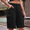 Adhdyuud Women Casual Cargo Shorts Pant Casual Work Casual Curvy Casual Pants Set Dark Gray M view 3