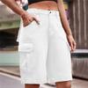 Adhdyuud Women Casual Cargo Shorts Pant Casual Work Casual Curvy Casual Pants Set Dark Gray M view 4