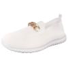 Ladmiple Women Shoes Sneakers Slip On Womens Running Shoes Non Slip Athletic Tennis Walking Workout Sneakers Casual Fashion Comfortable Slip On Gym Shoes 2023 White view 1